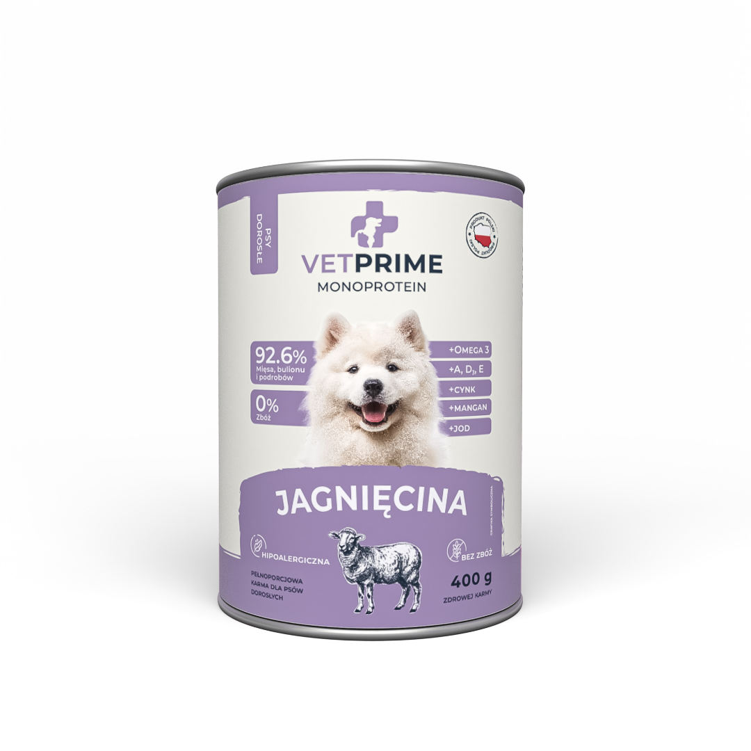 Vet Prime Monoprotein Adult Jagniecina