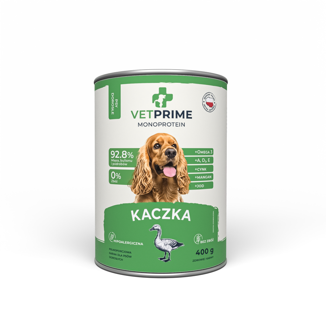 Vet Prime Monoprotein Adult Kaczka