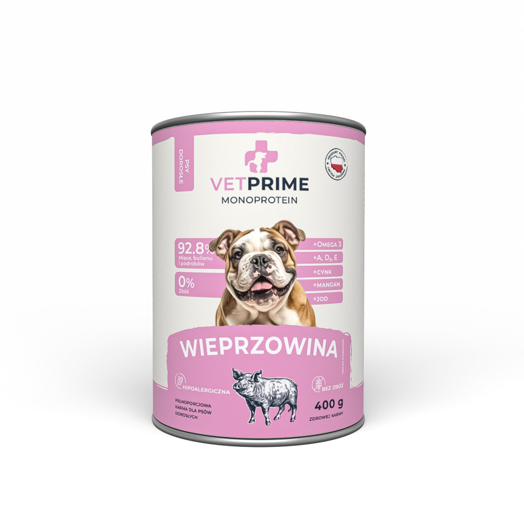 Vet Prime Monoprotein Adult Wieprzowina
