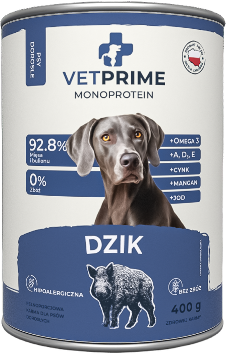 Vet Prime Monoprotein Adult Dzik noshadow