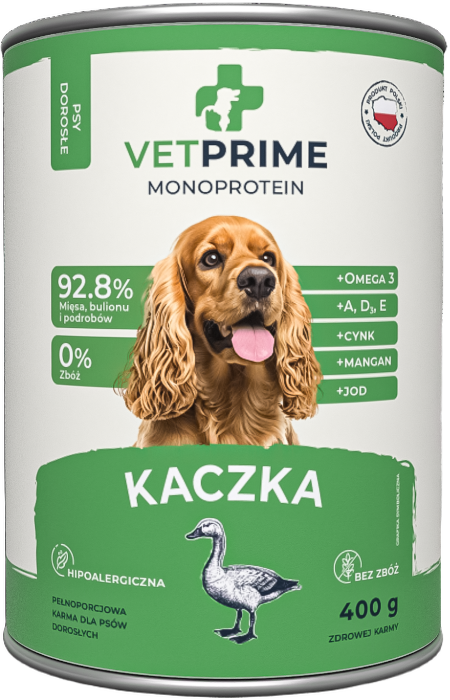 Vet Prime Monoprotein Adult Kaczka noshadow