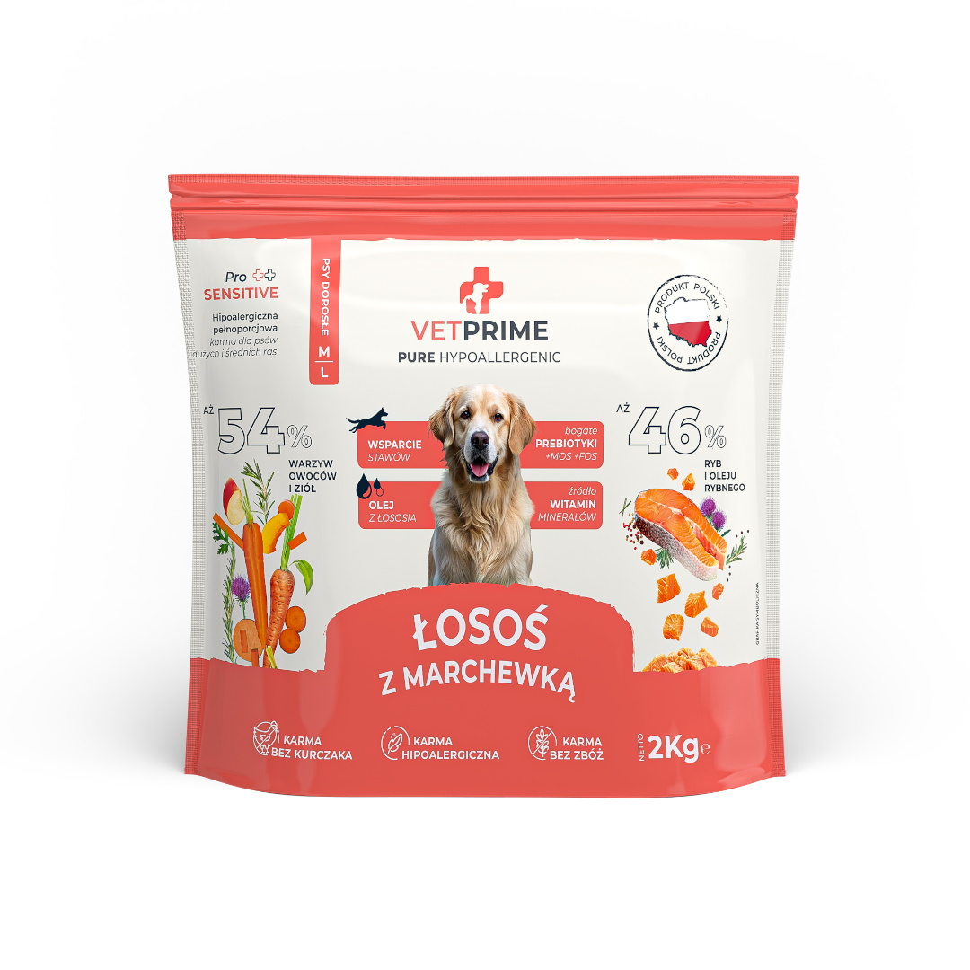 Vetprime Losos z Marchewka M L