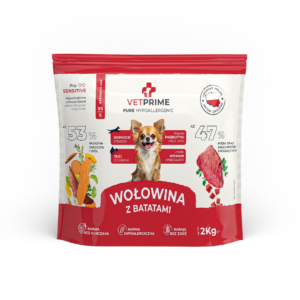 Vetprime Pure Hypoallergenic Wołowina z Batatami Adult (2 kg)
